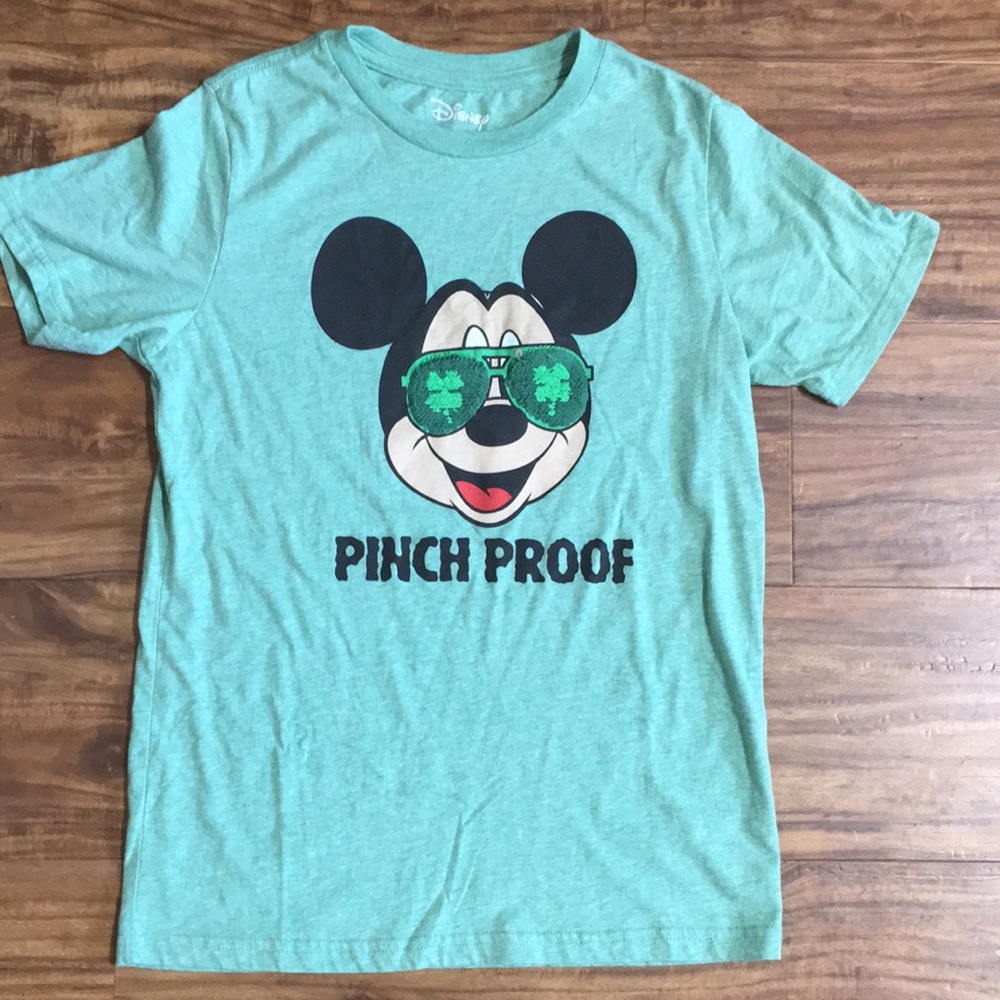 Disney Kids Green Mickey Mouse T-Shirt